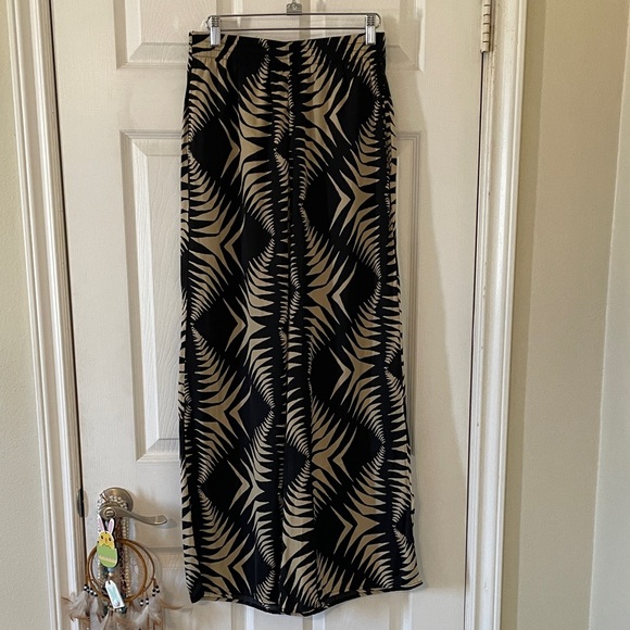 Philosophy Pants - philosophy Black & Tan Printed Pants